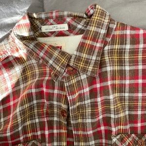 Levi’s Slim Banded Collar Two Front Pocket Flannel